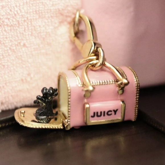 Juicy Couture Jewelry - Juicy Couture Yorkie Dog Carrier Purse Bag Charm ✨ Juicy Couture Jewelry - Juicy Couture Yorkie Dog Carrier Purse Bag Charm ✨
